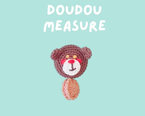 DouDou(ドゥドゥ)くまのあみぐるみメジャー 茶くま くまさんグッズ