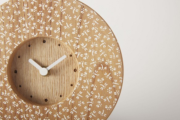 KOMON WOOD CLOCK(KOBANA／とんぼと蝶） www.order.serspizza.com