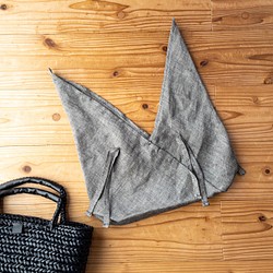 あづま袋型・かごバッグ用インナーバッグ【遠州織物】 1枚目の画像