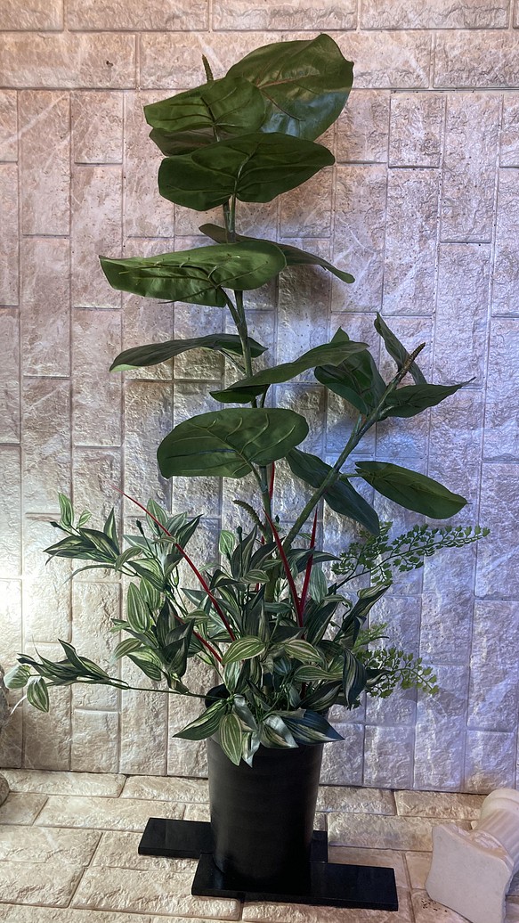 光触媒 人工観葉植物 ウォールグリーン フェイクグリーン シーグレープ100-