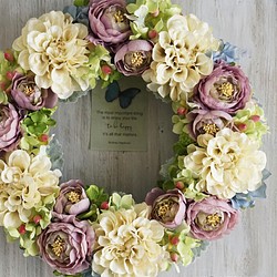 Wreath ~SPRING 2~  32cm（造花） 1枚目の画像