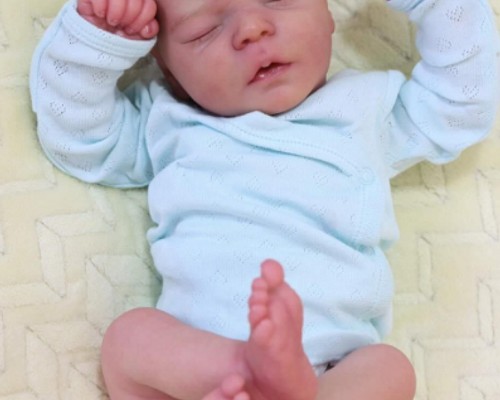 新生児人形 ベビードール 赤ちゃん人形◇男の子 リボーンドール 熟睡中の男の子