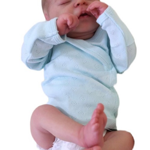 新生児人形 ベビードール 赤ちゃん人形◇男の子 リボーンドール 熟睡中 
