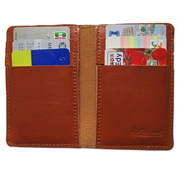 【色: オレンジ】[VISOUL] 二つ折り免許証 ケース カードケース 免許証