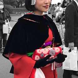 オリジナルケープ ショール　成人式 卒業式 十三詣り 七五三 1枚目の画像