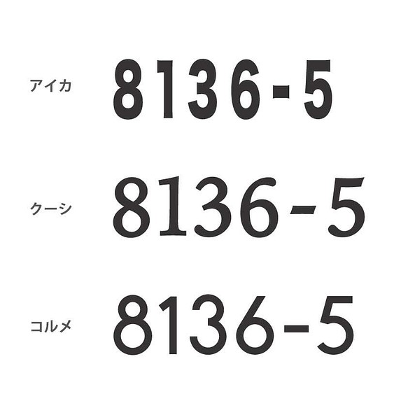 鉄文字表札 ハウスナンバー】アイアン 切り文字（6文字） ☆送料無料