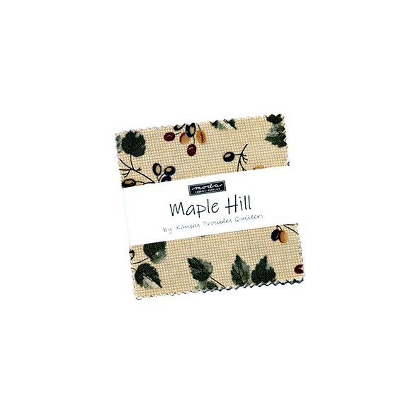 USAコットン moda mini charm 42枚セット Maple Hill 1枚目の画像
