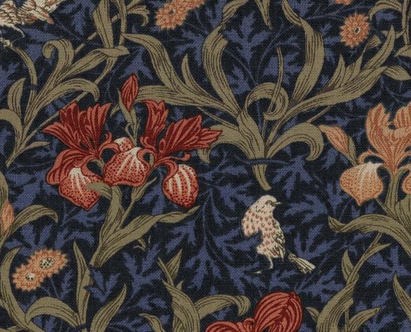 [moda] Moda/Iris/Iris/Best of Morris/Cotton sheeting fabric/海軍藍 第1張的照片
