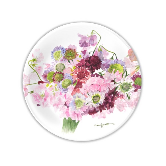 【受注生産】春の花の小皿　4絵柄セット 1枚目の画像