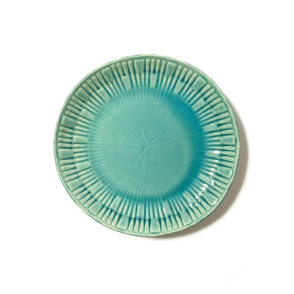 7寸皿-HANABI-水色 1枚目の画像