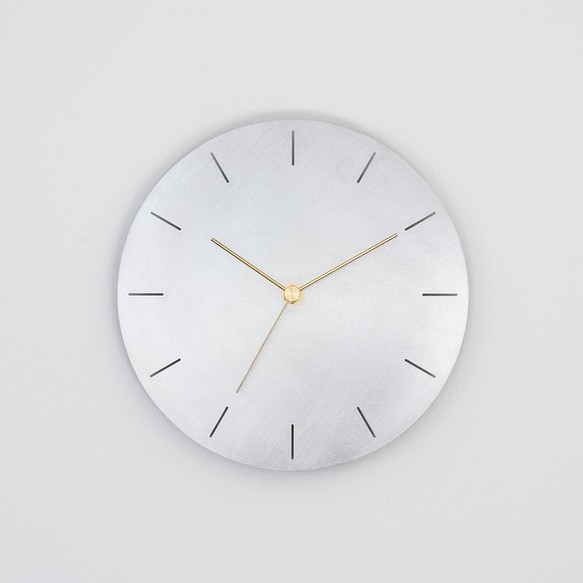 【受注製作】壁掛け時計−タイプ2 しるし入りタイプ　minimal wall clock DISK-type2