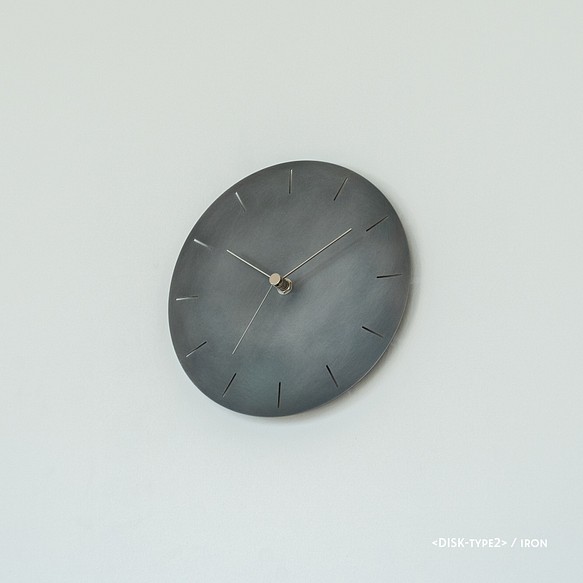 受注製作】壁掛け時計−タイプ2 しるし入りタイプ minimal wall clock