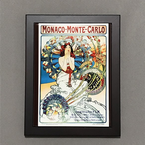 額装品/Monte Carlo（ジャンルー シーフ）an015m-abbk-mk