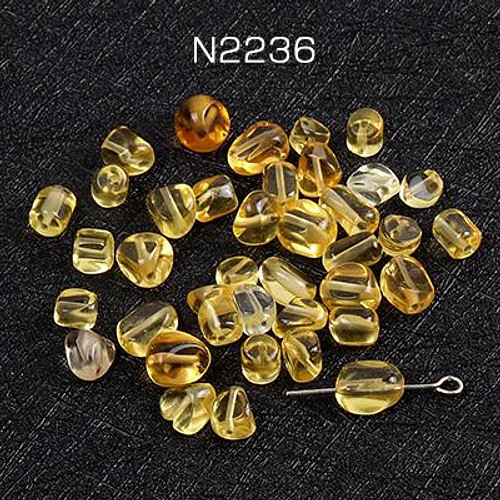 天然石✿高品質ゴールドルチルクォーツ ラウンド約8.2～8.8mm☆3粒 