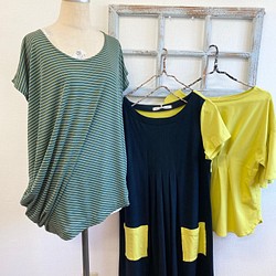 夏日福袋❤️3件套衣服（黃綠色） 第1張的照片