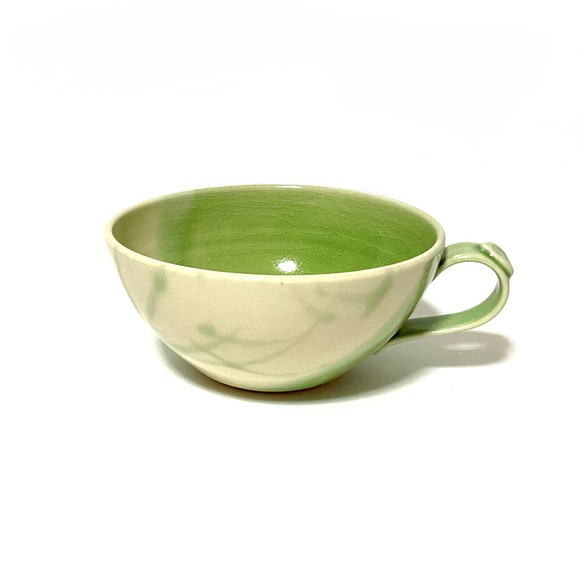 スープカップ-緑- 1枚目の画像