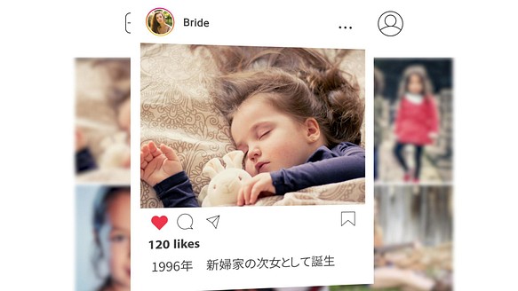 インスタグラム風プロフィールムービー制作します 人気のインスタグラム風でみんなに