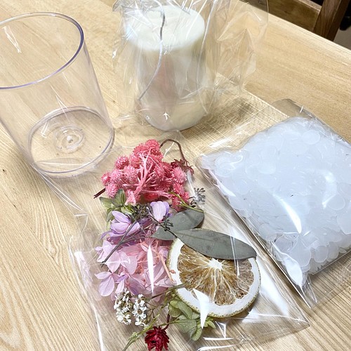 自作ボタニカルキャンドルキット キャンドル キャンドルホルダー Cuore Candle 通販 Creema クリーマ ハンドメイド 手作り クラフト作品の販売サイト