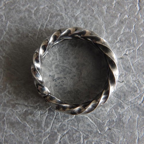Spiral Silver Ring 3連 指輪・リング おねみ 通販｜Creema(クリーマ)