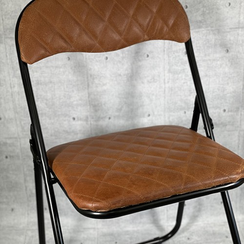 自家製オイルレザーのアウトドアチェア L・Sサイズ 椅子（チェアー 