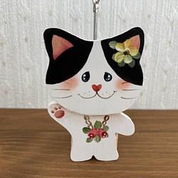 【misen2014 さま】*ornament ୨୧*  しろ猫ちゃん クリップ