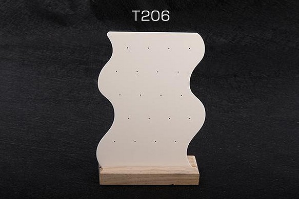 T206-1  1個  ピアスディスプレイスタンド 5×13×20cm（1ヶ） 1枚目の画像