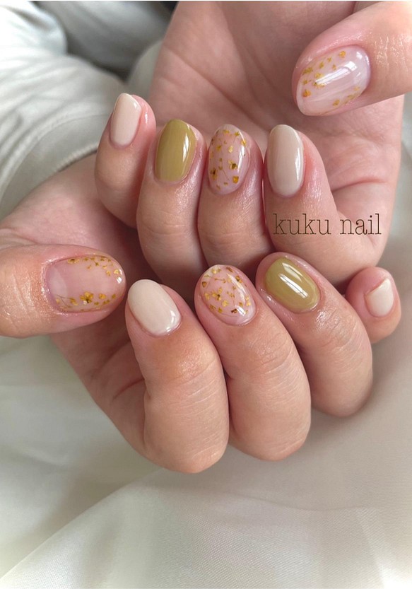 押し花 ピスタチオグリーン ネイルチップ ネイルチップ ネイルシール Kuku Nail 通販 Creema クリーマ ハンドメイド 手作り クラフト作品の販売サイト