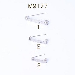 M9177-1 30個  ステンレス製 ブローチピン 3X（10ヶ） 1枚目の画像