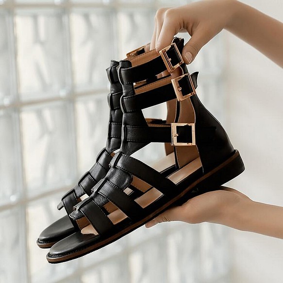 ★22春夏新品★Gladiator Sandals Lady 2color 22～24.5 size 2117 第12張的照片