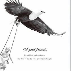 オリジナルポスター　A4　アート　seiで検索 　誕生日プレゼント　結婚祝い　新築祝い　ファンシー　鳥　 c-200 1枚目の画像