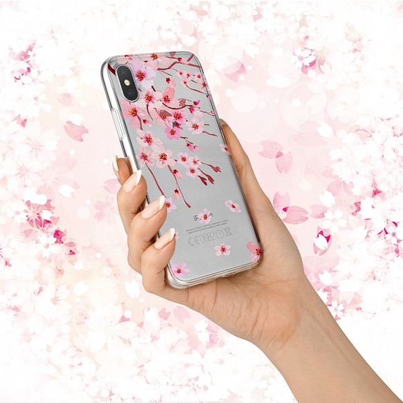 Sakura wind ハードケース 全機種対応 人気プレゼント アクセサリー 携帯 1枚目の画像