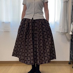 大島紬リメイクスカート ロングスカート（マキシ丈） ooneko 通販 