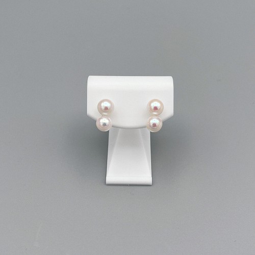 Geometry|[受注製作]Pearl pierce square(片耳) ピアス（スタッド・一