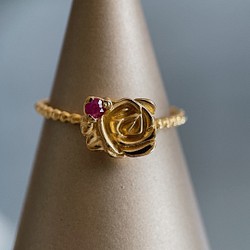 coloritura/ Rose ring silver 1枚目の画像
