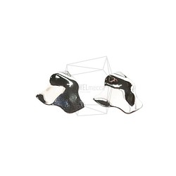 ERG-2006-R [2pieces] Shield Earrings, Shield Post Earring / 16mm 第1張的照片