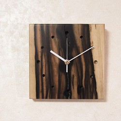 希少銘木 黒柿 木製時計13（掛け時計） 掛け時計・置き時計 katsu工房 通販｜Creema(クリーマ)