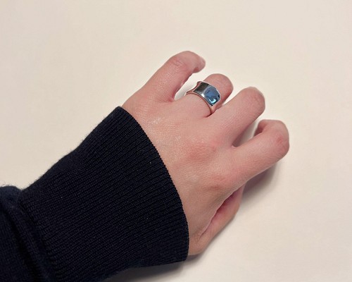 rough ring 10mm sv925 ラフリング 指輪・リング KUMIKO TAYA JEWELRY