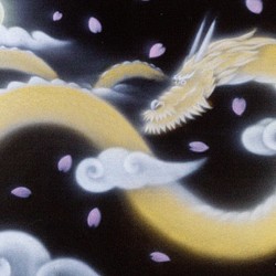 選べるポストカードセット　２枚組　作品名「金龍」 1枚目の画像