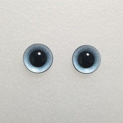 O39　猫の瞳　１２㎜　グラスアイ　羊毛フェルト用 1枚目の画像