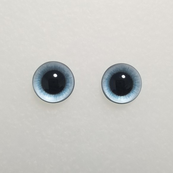O39　猫の瞳　１２㎜　グラスアイ　羊毛フェルト用 1枚目の画像