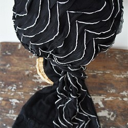 絲帶邊框貝雷帽 [黑色] C3101451black 第1張的照片