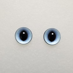 Q5　猫の瞳　１２㎜　グラスアイ　羊毛フェルト用 1枚目の画像