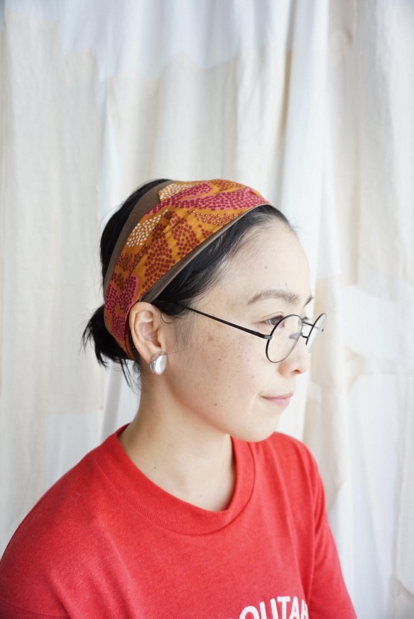 patchwork turban (cotton mix 21ss-q) 1枚目の画像