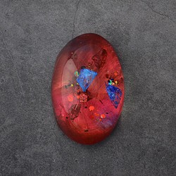 藝術寶石皂 七月誕生石 共生系列-紅寶石 Ruby 第1張的照片
