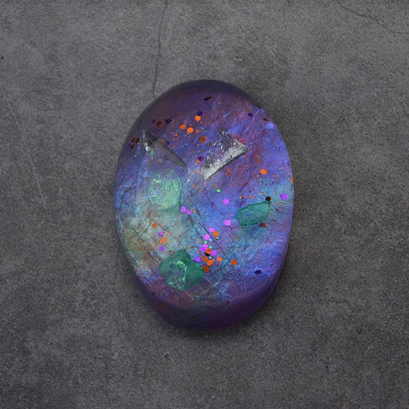 藝術寶石皂 十二月誕生石 共生系列-丹泉石 Tanzanite 第1張的照片