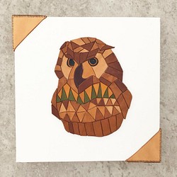 Leather  Picture - Owl - 1枚目の画像