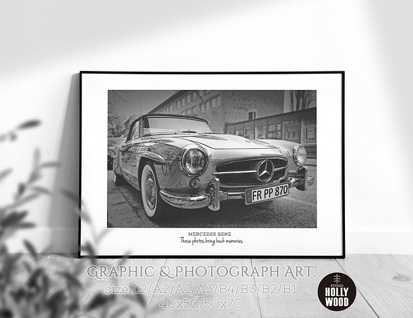 ☆インテリアアートポスター -Mercedes Benz-【018】 1枚目の画像