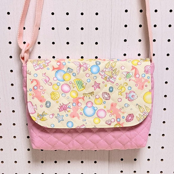 残りわずか 子供ポシェット ショルダーバッグ 移動ポケット 女の子 ポシェット Hand Made はっさく 通販 Creema クリーマ ハンドメイド 手作り クラフト作品の販売サイト