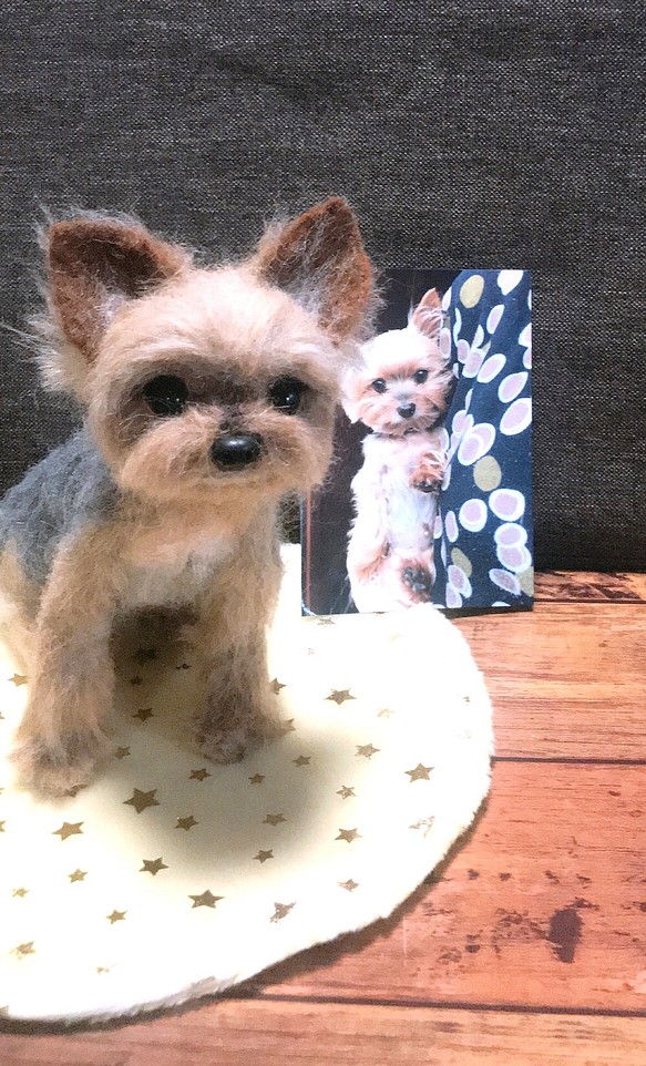 オーダー トイプードル 羊毛フェルト 犬 ハンドメイド ぬいぐるみ