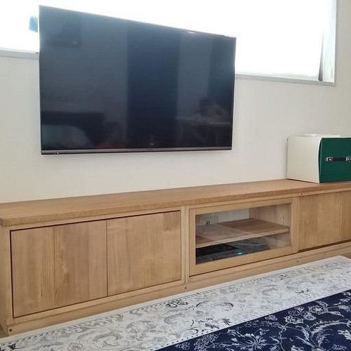 テレビボード TONGARI 11wood-na 240ｃｍ 大川市 WAプラス 受注生産品